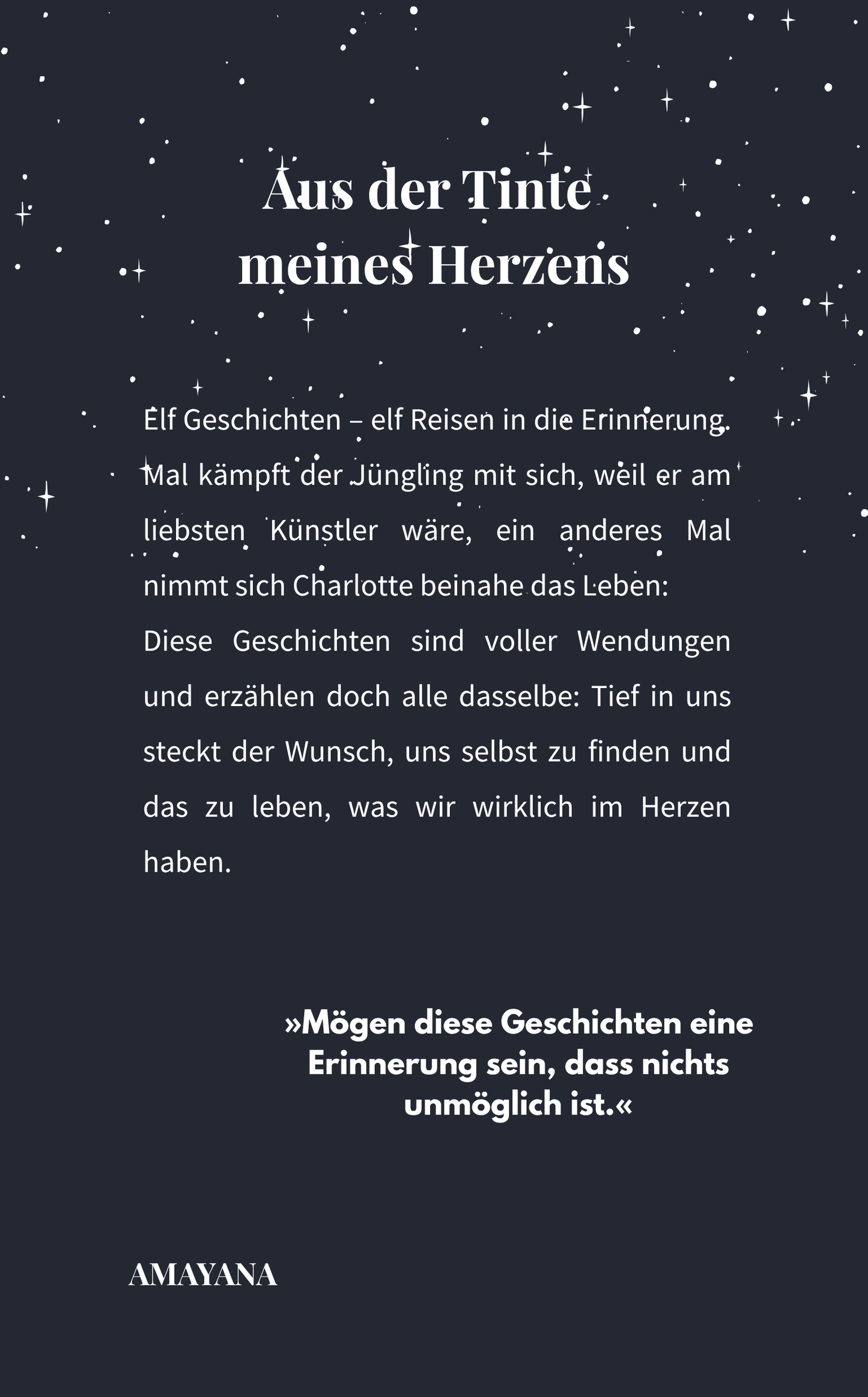 Buch: Geschichten - Band 1: Die Kunst zu leben